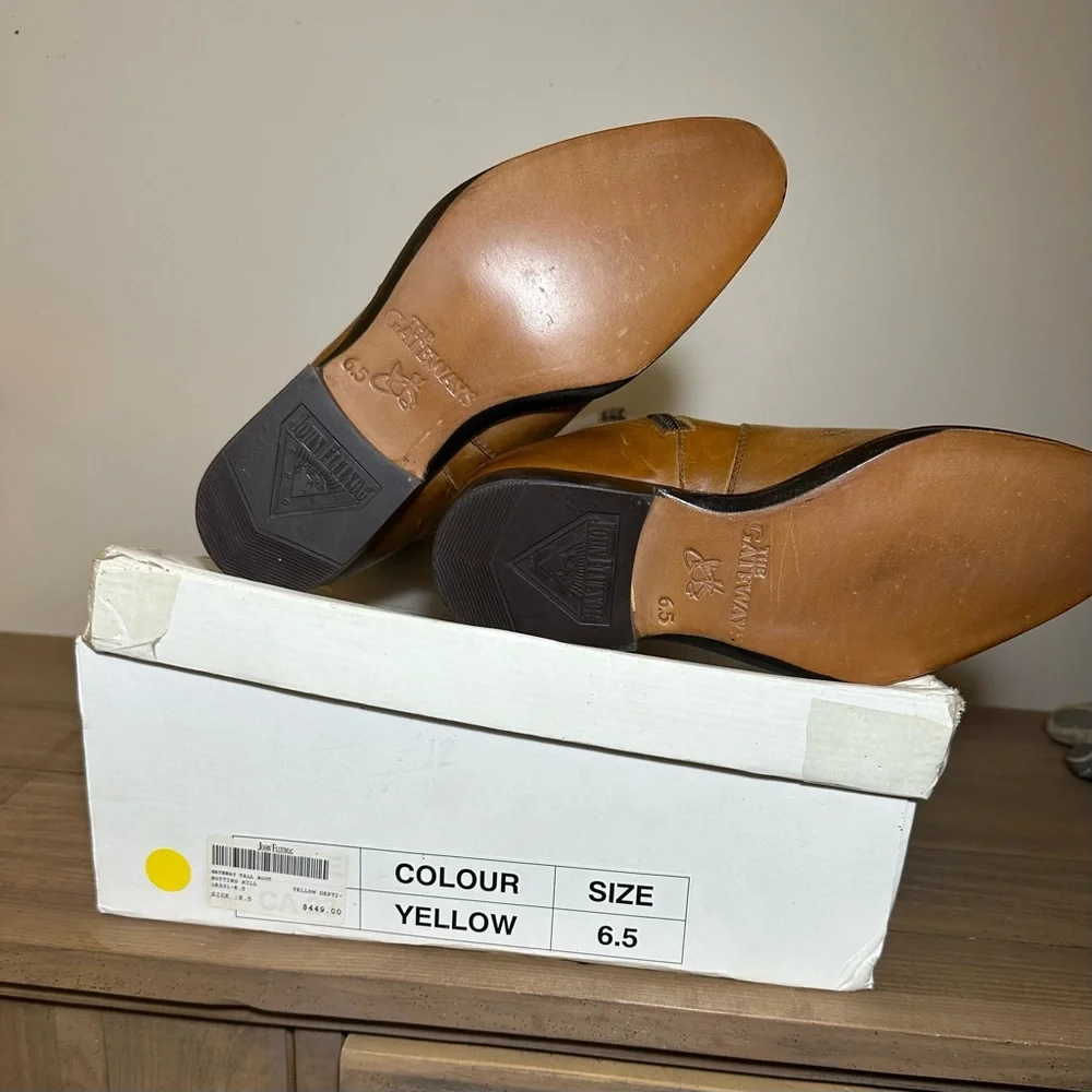 John Fluevog Brown knee high Boots (slim fit) - Picture 7 of 7